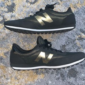 New Balance 410 Metallic Sneakers.